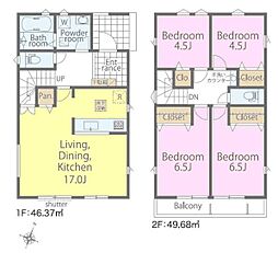 柏市酒井根5丁目　3号棟　新築戸建