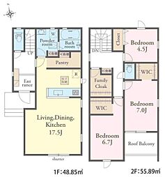 野田市七光台　4号棟　新築戸建て