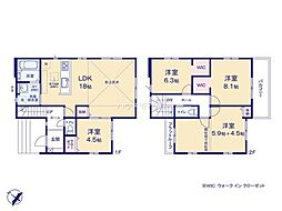 取手市白山5丁目　1号棟　新築戸建て