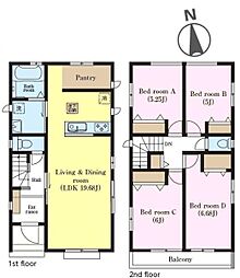 印西市木下　A号棟　新築戸建