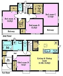 松戸市仲井町3丁目　E号棟　新築戸建