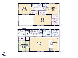 土浦市霞ケ岡町　1号棟　新築戸建て