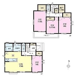 柏市篠籠田　A号棟　新築戸建