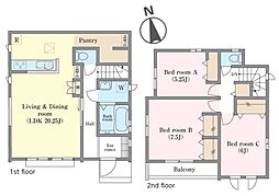 松戸市新松戸南2丁目　C号棟　新築戸建て