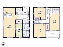 柏市新富町2丁目　1号棟　新築戸建て