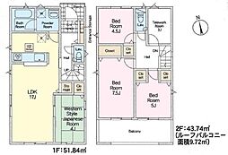 松戸市西馬橋5丁目　3号棟　新築戸建て
