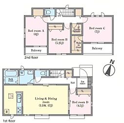 松戸市上本郷　C号棟　新築戸建て