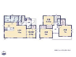 松戸市古ケ崎3丁目　6号棟　新築戸建