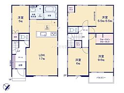 流山市江戸川台東4丁目　2号棟　新築戸建て