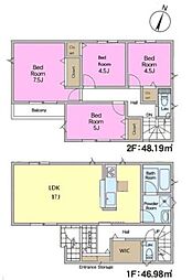 我孫子市湖北台8丁目　5号棟　新築戸建