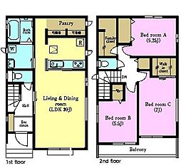 松戸市小金原5丁目　B号棟
