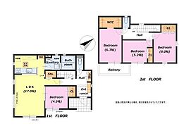 取手市本郷1丁目　2号棟　新築戸建