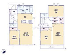 守谷市松前台6丁目　A号棟　新築戸建