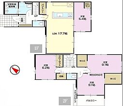 守谷市松ケ丘2丁目　2号棟　新築戸建て