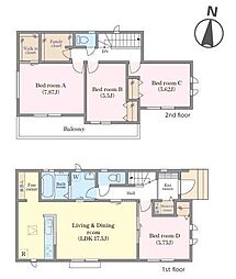 松戸市馬橋　B号棟　新築戸建て
