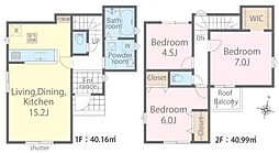 柏市新逆井1丁目　新築戸建
