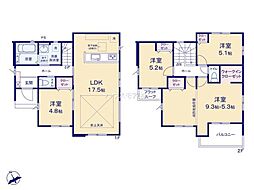 牛久市牛久町　5号棟　新築戸建