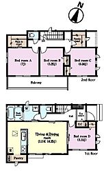 松戸市栗ケ沢　M号棟　新築戸建