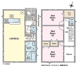 野田市野田　3号棟　新築戸建