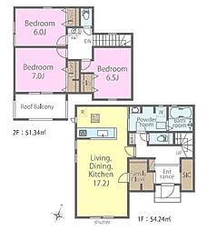 我孫子市青山　4号棟　新築戸建て