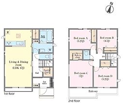 松戸市八ケ崎5丁目　A号棟　新築戸建て
