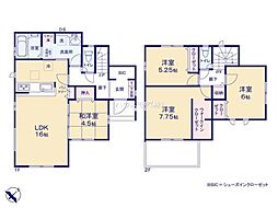 柏市西原4丁目　3号棟　新築戸建