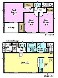土浦市並木3丁目　1号棟　新築戸建