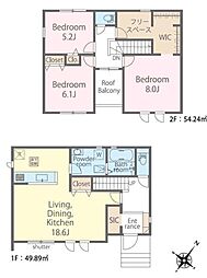 牛久市神谷1丁目　新築戸建て