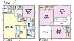 牛久市神谷2丁目　新築戸建