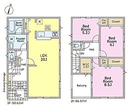 つくば市台町2丁目　4号棟　新築戸建