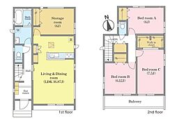 松戸市新松戸6丁目　L号棟　新築戸建て