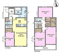松戸市西馬橋4丁目　A号棟　新築戸建て
