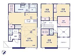 松戸市八ケ崎3丁目 新築戸建て