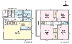 野田市岩名2丁目　1号棟　新築戸建