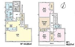 松戸市五香南1丁目　2号棟　新築戸建