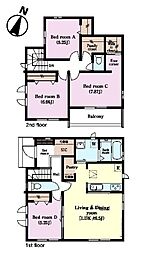 松戸市栗ケ沢　Q号棟　新築戸建