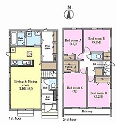 松戸市秋山　C号棟　新築戸建て