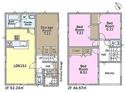 土浦市小松1丁目　3号棟　新築戸建