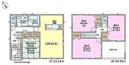 土浦市小松1丁目　5号棟　新築戸建