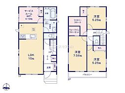 松戸市和名ケ谷　C号棟　新築戸建