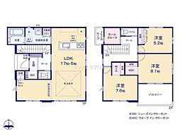 龍ケ崎市松ケ丘1丁目　1号棟　新築戸建て