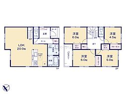 野田市桜台　1号棟　新築戸建