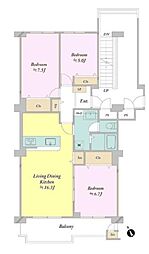 我孫子ビレジ3号棟