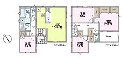柏市南高柳　1号棟　新築戸建