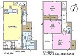 柏市光ケ丘2丁目　3号棟　新築戸建