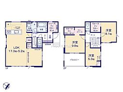 土浦市文京町　1号棟　新築戸建