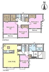 松戸市東平賀　B号棟　新築戸建