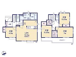 柏市五條谷　A号棟　新築戸建