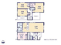 松戸市古ケ崎3丁目　1号棟　新築戸建