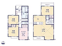柏市南逆井2丁目　新築戸建